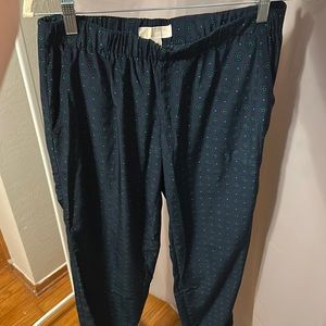 Michael Kors Women’s Navy Satin Pull-on Joggers, Size 6